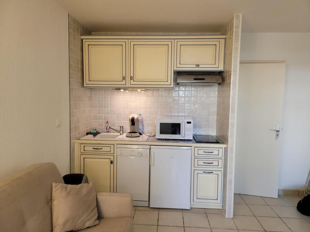 Studio Avec Loggia Entre Port, Plage Et Piscine Ле-Гро-дю-Руа Экстерьер фото